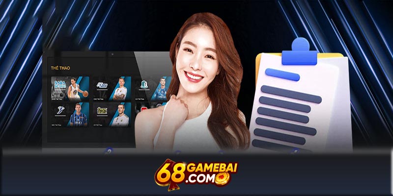 Hướng dẫn đăng ký thể thao 68Gamebai